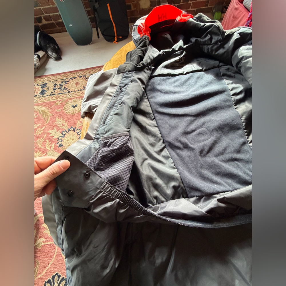 Helly Hansen ULLR Black and Gray Hooded Jacket literally brand new!! - Picture 7 of 7